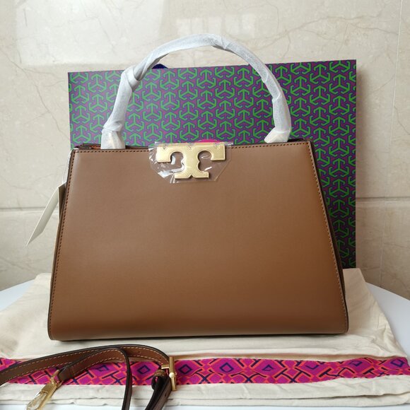 Tory Burch Handbags - Tory Burch Eleanor Spazzolato Satchel Bag